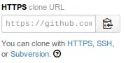 GitHub repo clone URL